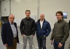 Dirk Vos, Joost van Wonderen, Arian en Gerard Vos van Vos Onions.