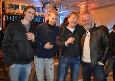 Tim de Groot, Robert Jacobs, Jacco de Groot van Transportbedrijf J. de Groot & Zn, Robert den Ouden.