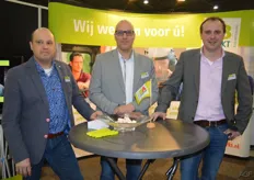 Paul Palmen, Miek van Loenhoud en Martijn Doens van AB Werkt.