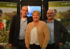 Het fruitteam van Syngenta: Jan Hoogland, Karin Plat en Ed Vermorken.