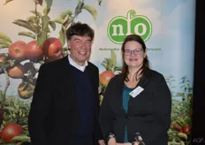 Herman Buis en Marielle Mulder van NFO, de organisatoren van de beurs. Ze spraken over een zeer geslaagde 'warme' beurs.