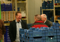 Een onderonsje tussen Jerry Kolvoort (links) en een aantal detaillisten.