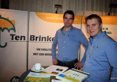 Ton van de Meeberg (l) en Richard van der Steege van teelbegeleidingsbedrijf Ten Brinke.