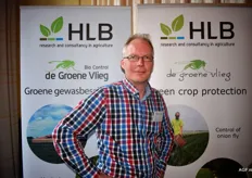 Jan Aalbers van de Groene Vlieg voor groene gewasbescherming, een belangrijk thema deze dag.