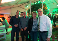 Patrick van der Westen, Raoul van Looy, Manuella van der Westen en Ary van der Waal