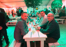 Willem-Jan Peeters, Ria Vissers en Jeroen Peeters en Chris Vissers