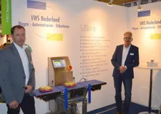 Edward van der Ploeg en Patrick van der Vegt van VWS Nederland. Libra is de nieuwe lijn voor de checkwegers.