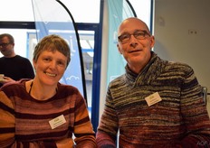 Vlnr: Geert Horsten en Jan Hannon van Grappe de Raisins, een verswinkel in Knokke-Het Zoute.