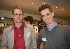 Johan Vergote van Vivobox en Guy Maes van De Witte Groep