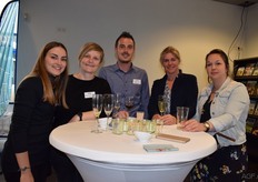 De organisatoren van het Flandria Groentevakman Semenarie, vlnr: Thais Mees en Nele van Avermaet van VLAM, Chiel Sterckx van Buurtsuper.be, Ilse Cuelemans van Lava en Natalie Snijers van Coöperatie Hoogstraten.