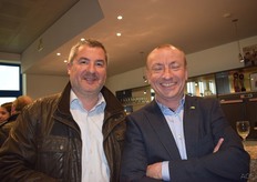 Alain Hautman van DelHaize en Maarten De Moor, directeur van Lava