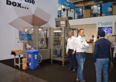 Blue Print Automation (BPA) hadden een stand met verdieping. Sinds 1980 zijn er meer dan 5000 case packing systemen geleverd over de gehele wereld aan hoofdzakelijk de food industrieën.