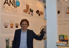 Dirk Ramaekers van ANL Plastics. Dit bedrijf levert kunststof schaaltjes voor de foodsector.