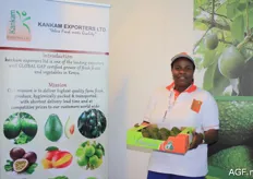 Monica N. Kankam van Kankam exporters uit Kenia. Belangrijkste product van het bedrijf is de Hass Avocado. Daarnaast leveren ze diverse andere exoten.