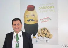 Tony Tohme van het gelijknamige bedrijf is gespecialiseerd in aardappelen uit Libanon. Samen met andere Libanese bedrijven deelden ze een stand om verschillende producten uit hun land te promoten.