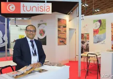 Ghazi Rouissi van House of Dates, een bedrijf uit Tunesië dat gespecialiseerd is in dadels.