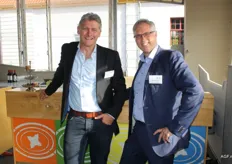 Jacco Vooijs, voorzitter van LTO Glaskracht en Gerard Pronk, voorzitter bij The Greenery