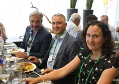 V.l.n.r. Stephan Weist (REWE Group), Richard Schouten (Fresh Produce Centre) en Anne Marie Borgdorff (Fresh Produce Centre)