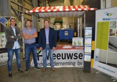 De mannen van Meeuwse Handelsonderneming en Ribbstyle: Stefan Dagevos, Frans Walhout en Bob Kakebeeke.