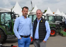 Christiaan van der Linden en Niels Krijnen van Direct Fruit Services.