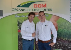 Aldert Engelsman en Twan Wubbels van DCM Organische Meststoffen.
