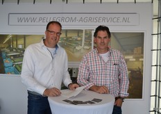 John Bloed en Theo Pellegrom van Pellegrom Agriservice.