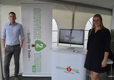 Randy Dijksman en Marlissa Wellner van Service2Fruit.