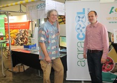 Nieuw op de beurs, AgraCool Cold Storage Solutions, en Schmitz Koeladvies, Rob Plaat en Wim Schmitz geven de telers advies voor optimale koelopslagmogelijkheden.