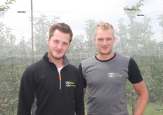 Diederik IJzerman en Henk-Jan Van 't Hul van D&H montage, zij werken veel voor FS Europe en Fruit Security.