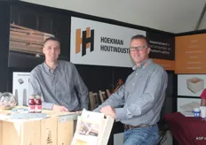 Richard Timmerman en Robert Helder van Hoekman Houtindustrie.