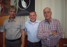 vlnr Vrienden van ADN: John Hogeveen, Gerjo Vijge en Gerjan Veerman van VersAlert