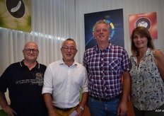 vlnr ADN: Christ Manders, Andrea Paffarini, Mark Heemskerk en Sandra Keegel