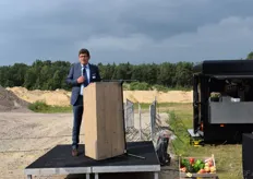 Ron de Greeff van Staay-Van Rijn is blij met de verdubbeling van de ruimte die Staay Food Group door de nieuwbouw gaat realiseren