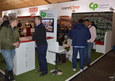 Bij Caithness Potatoes LTD is iedereen druk in gesprek. Zo hoort het ook op een beurs.