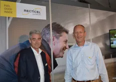Recticel levert isolatiepanelen voor bewaarplaatsen onder het merk Powerline. Rob Wesel en Arend Enzlin.