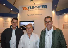 Ronald Dekker, Tony Wayman en Hein Kortebos van Tummers Food Processing Solutions.