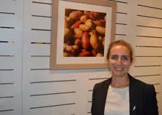 Katrien de Nul van Vlam promoot de Belgische aardappelsector.