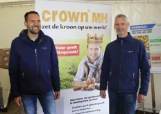 Maarten van der Marel en Fokke Smit van RMA bv. Met het bedrijf zetten ze zich in voor het verminderen van aardappelopslag.