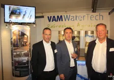 Eduard van Antwerpen, Hans Blaak en Jan Evert de Jongh van VAM WaterTech.