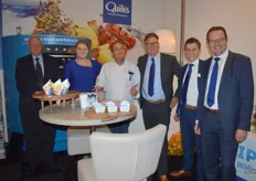 Het team van Quiks Potato Products. Met in het midden natuurlijk de altijd enthousiaste kok Kees van der Burg.