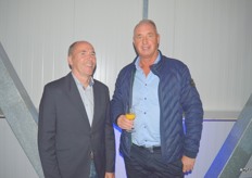 Frans van der Burg van Total Produce en John van Duivenbode van Junior Fruit.