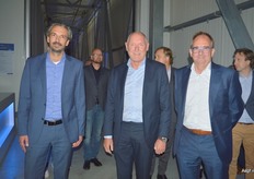 Ralf Jacobs van MSC, Edward Smith van Smith Holland en Rien van Ast van WDP Nederland.