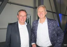 Herwi Rijsdijk (ABC Westland Beheer) en Willem Nowee van Varekamp Coldstores