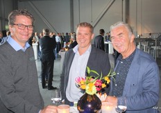 Menno Jongsma (Syngergy Systems), Fred Compeer (Kloosterboer) en Dirk Post (Post-Kogeko)