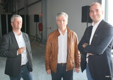 Frank Michaelis, Pablo Whittle (beide Dole) en Gerben Bazuin van 2MakeITwork