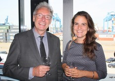 Nick van den Berg en Sharon Janmaat van Rotterdam Food Cluster