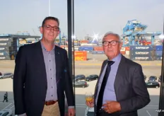 Cees van Pelt van Rotterdam Shortsea Terminals en Hendrik van Oosten van Foundation for Innovation