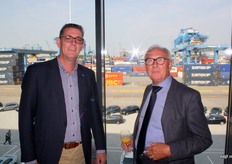 Cees van Pelt van Rotterdam Shortsea Terminals en Hendrik van Oosten van Foundation for Innovation