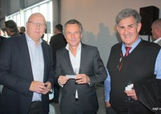 Glenn Selling (Cool Carriers AB), Tjeerd Hoekstra (Total Produce) en Deon Joubert (Citrus Growers Association of South Africa (CGA)