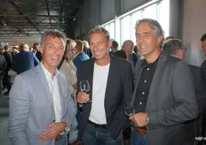 Robbert Vos (Sales Mindset), Kees Walpot (SecuritecSeals) en Hans de Visser van Combinex